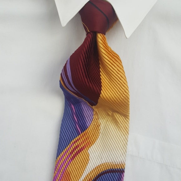 Men's designer silk tie - Picture 1 of 7
